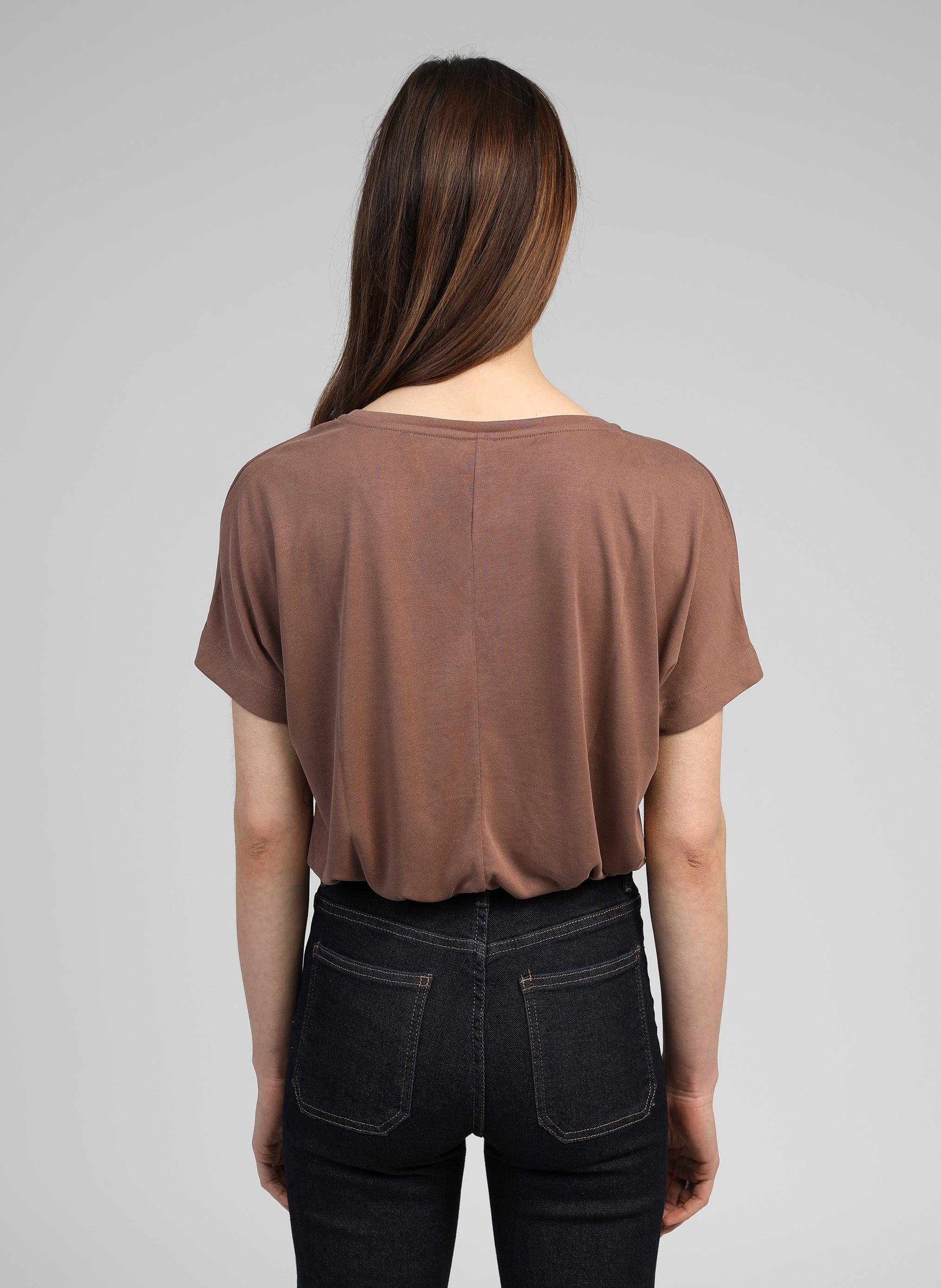 T-SHIRT TAROBA mocha brown