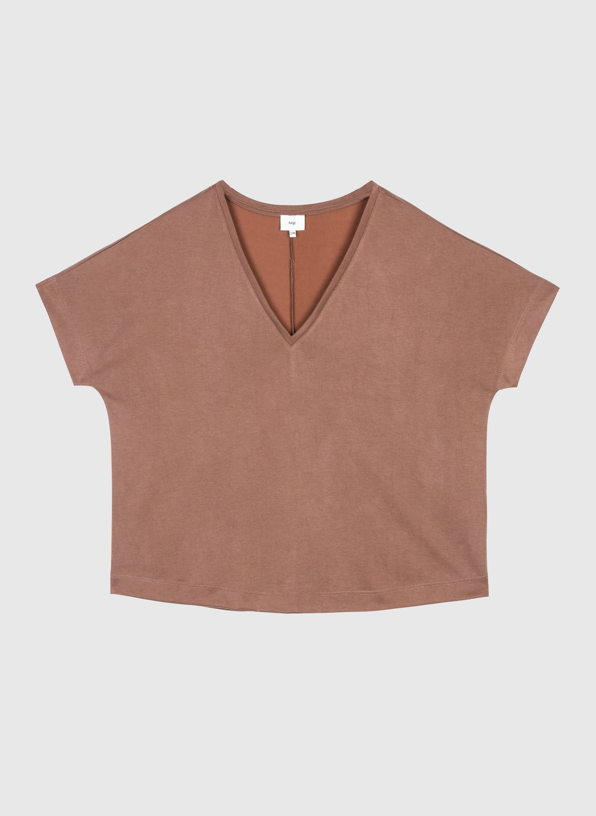 T-SHIRT TAROBA mocha brown