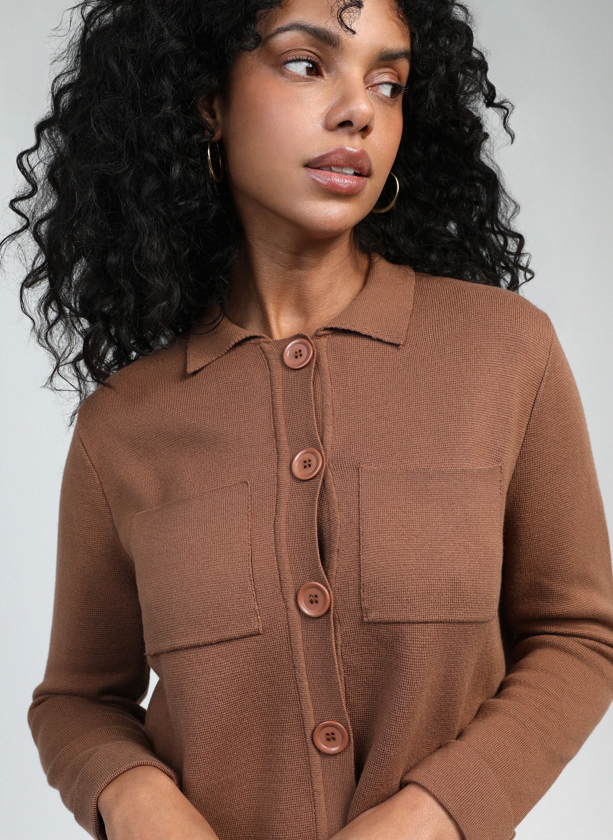 CARDIGAN VALIMANA moka