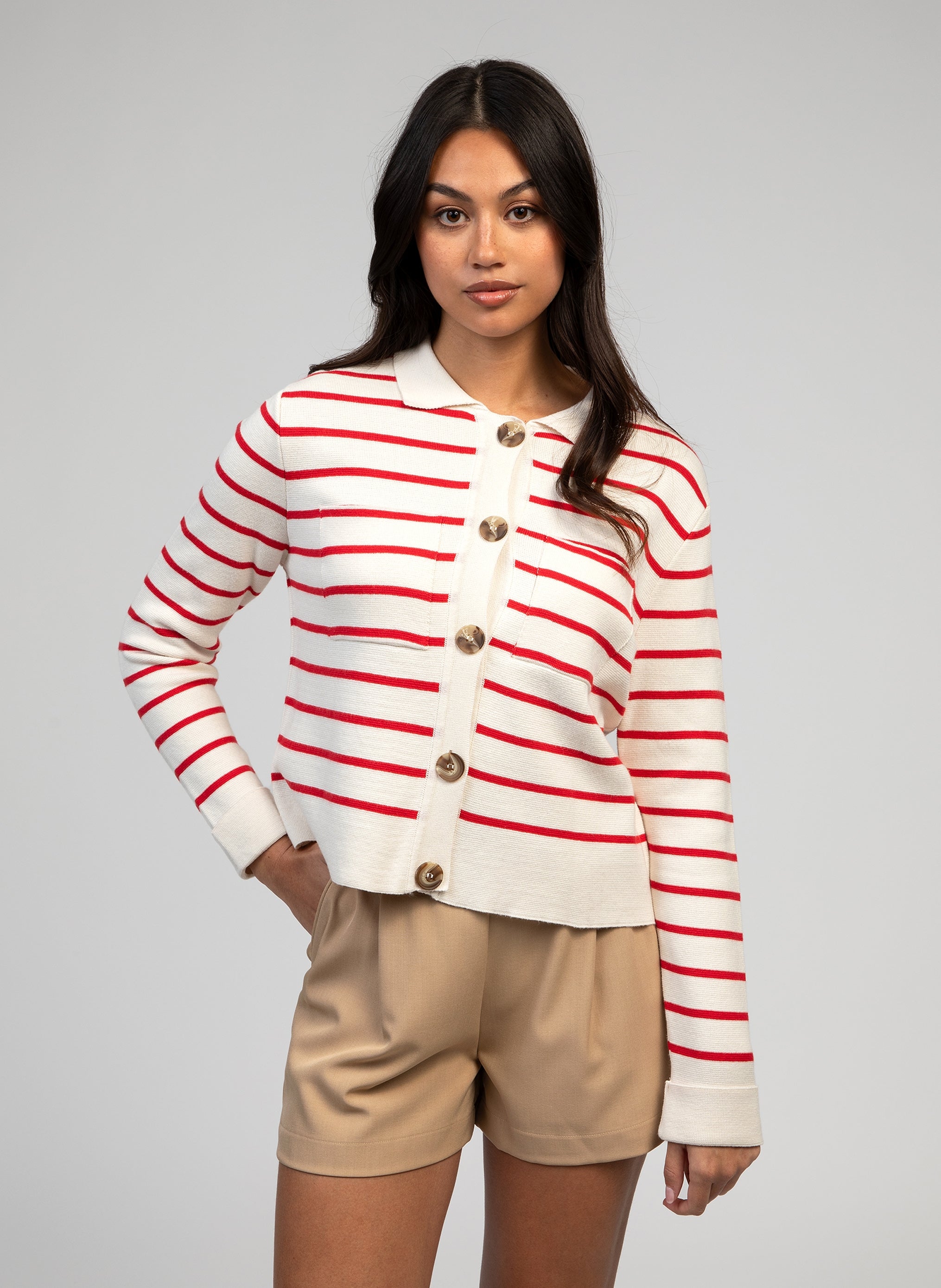 VALIMAO CARDIGAN rojo