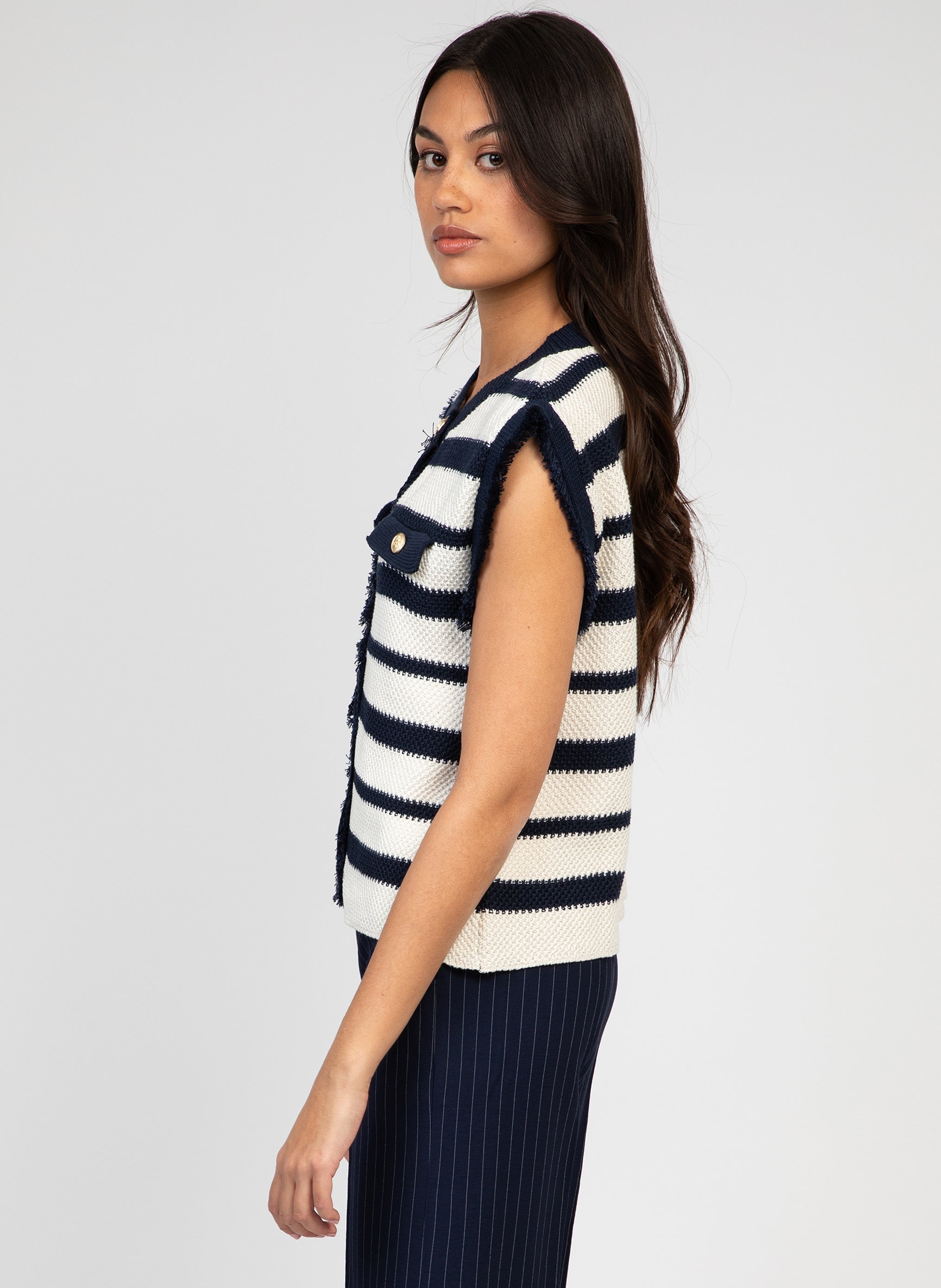 CARDIGAN VAYANIRI marine