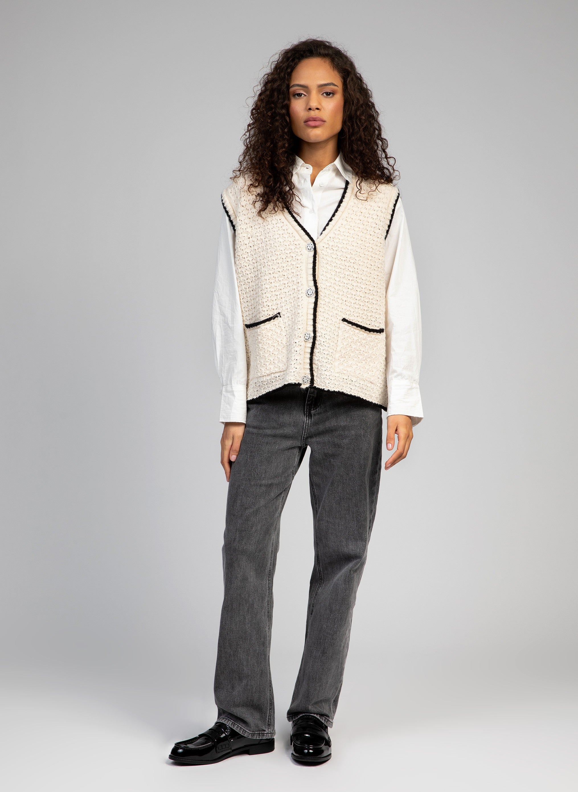 CARDIGAN VELAMY ecru