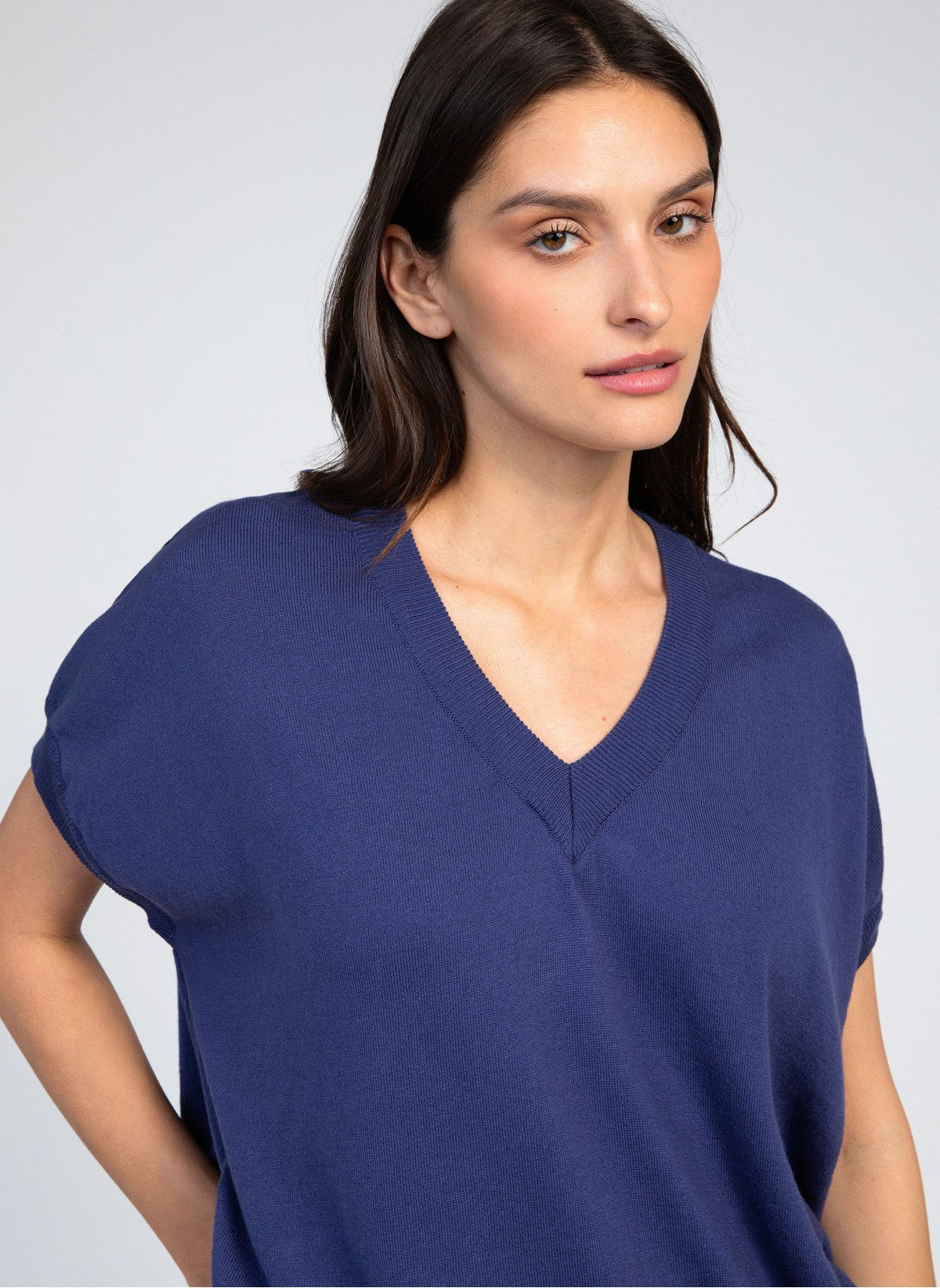 PULL VESUNSET indigo