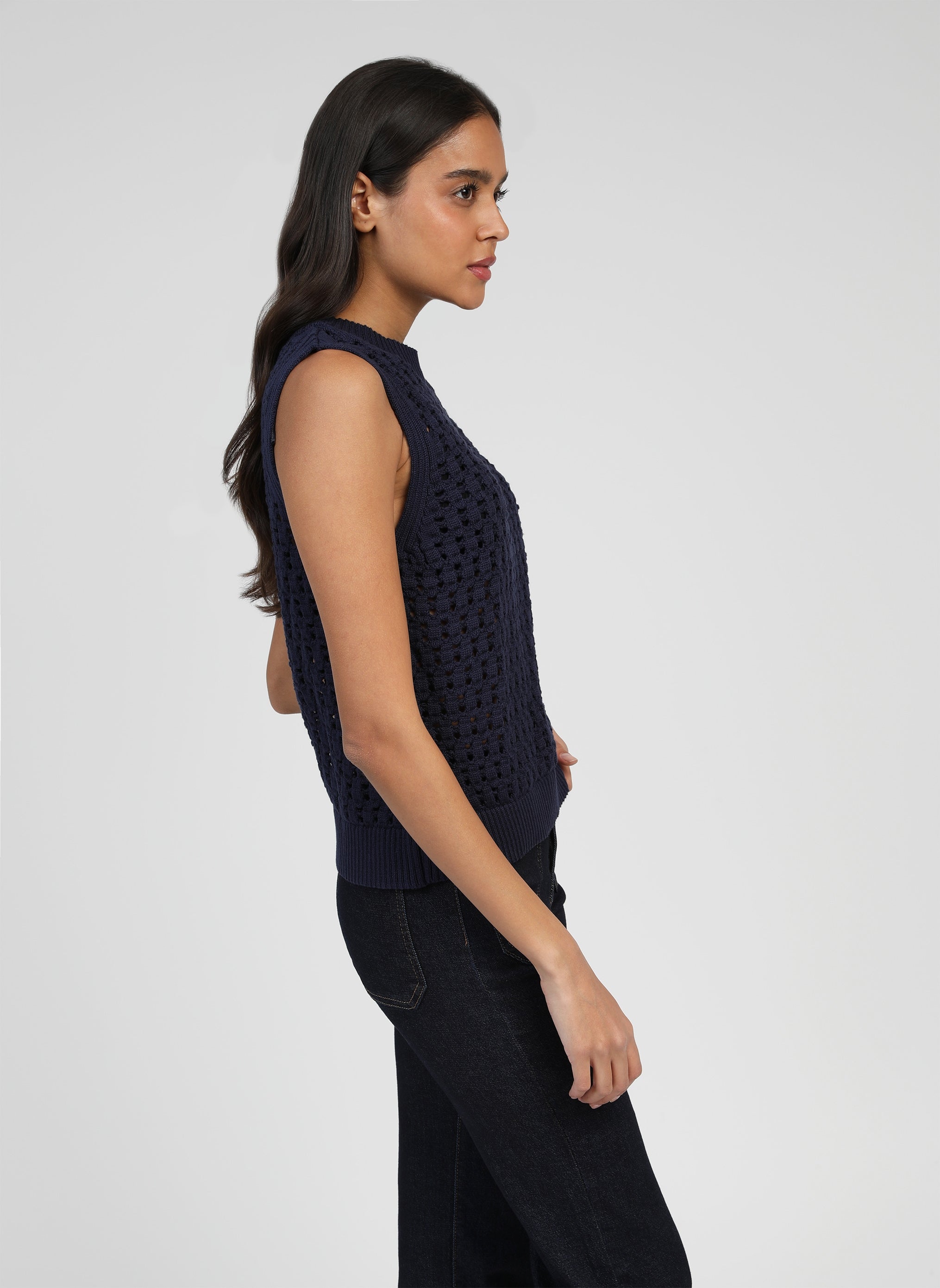 VIKALI PULL azul marino