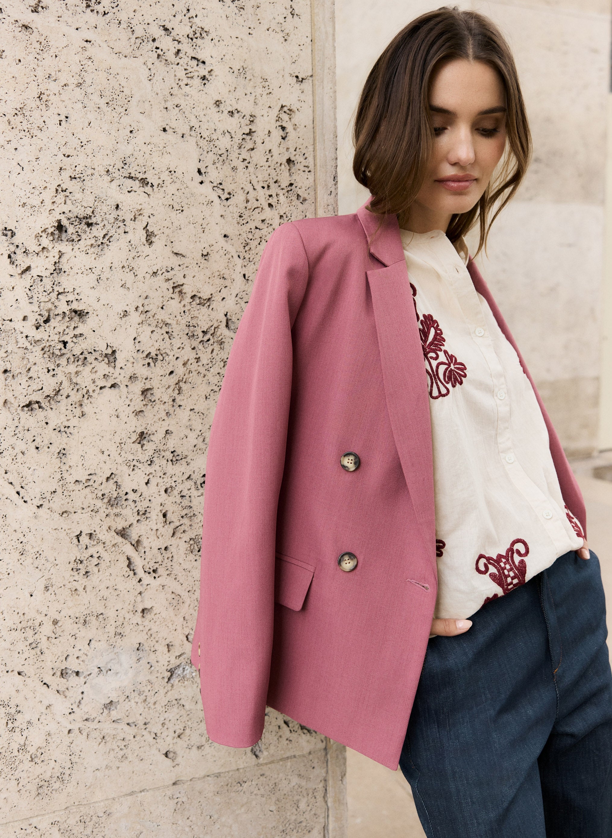 VESTE ZIGY blush