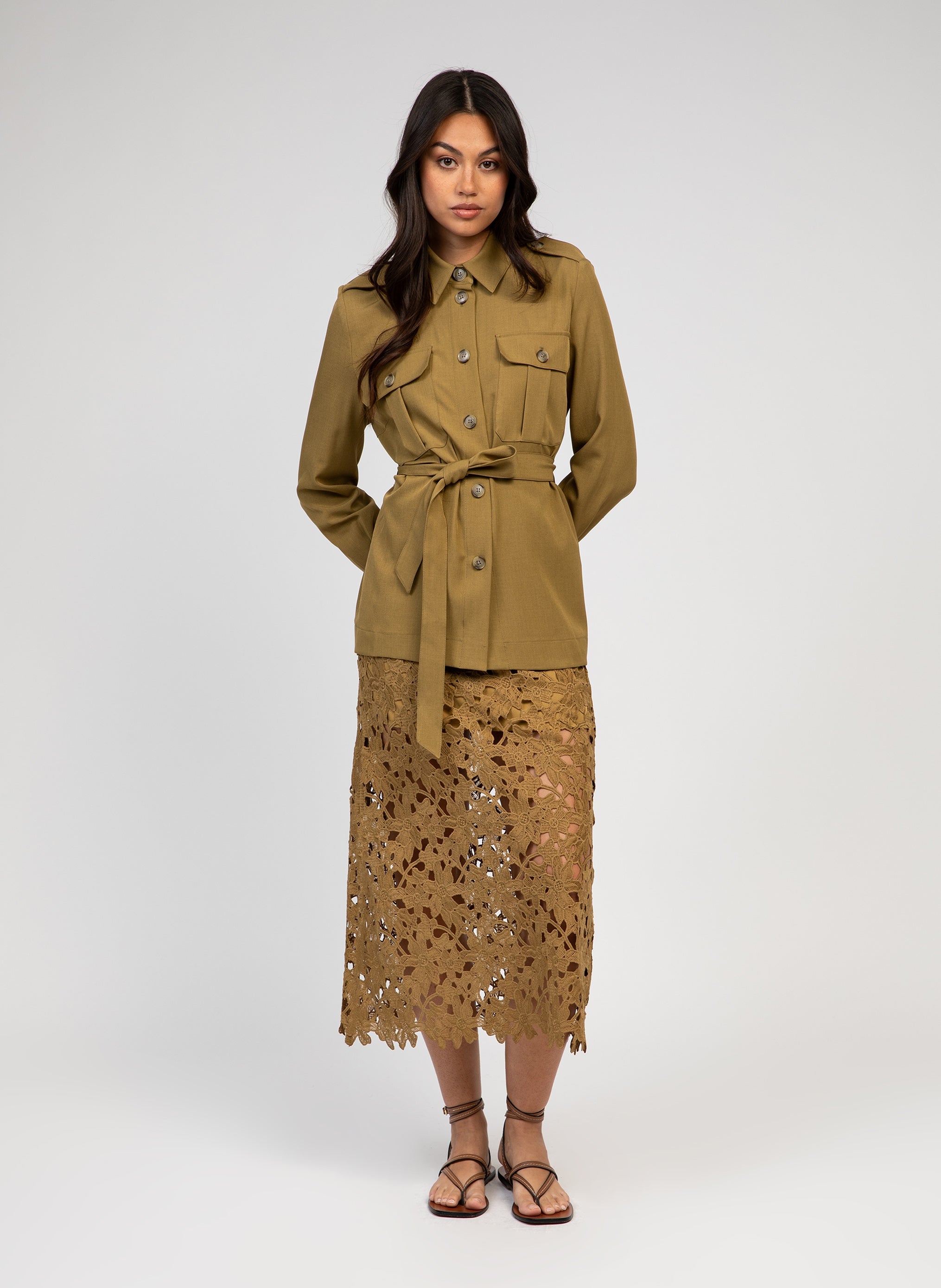 ZOALICE olive jacket