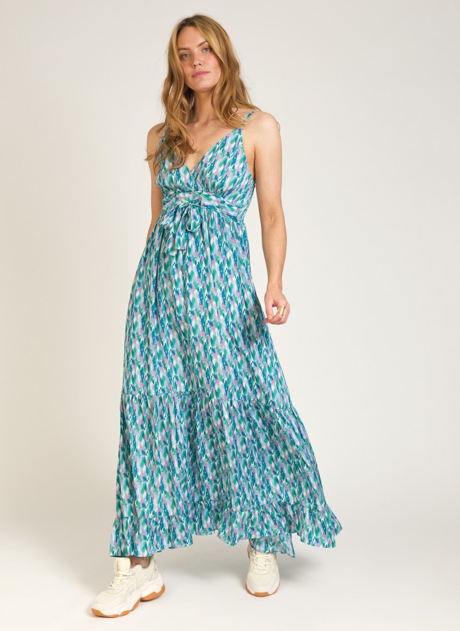 Long dress with thin straps ORPHEE