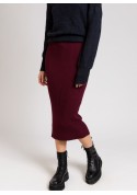 Long skirt in ribbed knitwear LACOTY Ange - 4