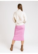Long skirt in ribbed knitwear LACOTY Ange - 24
