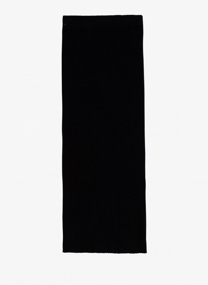 Long skirt in ribbed knitwear LACOTY Ange - 18