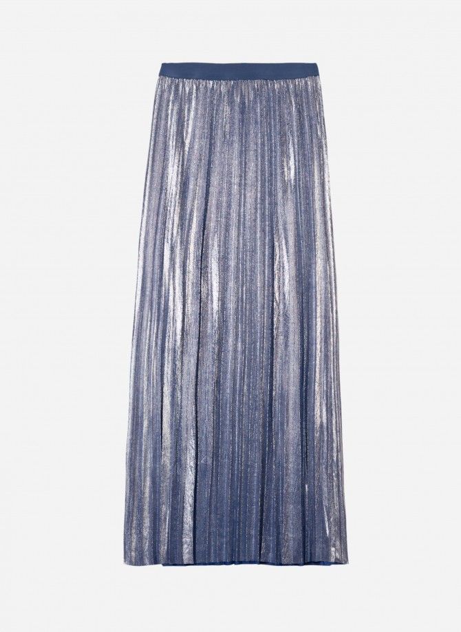 Pleated and iridescent maxi skirt JORIS Ange - 5