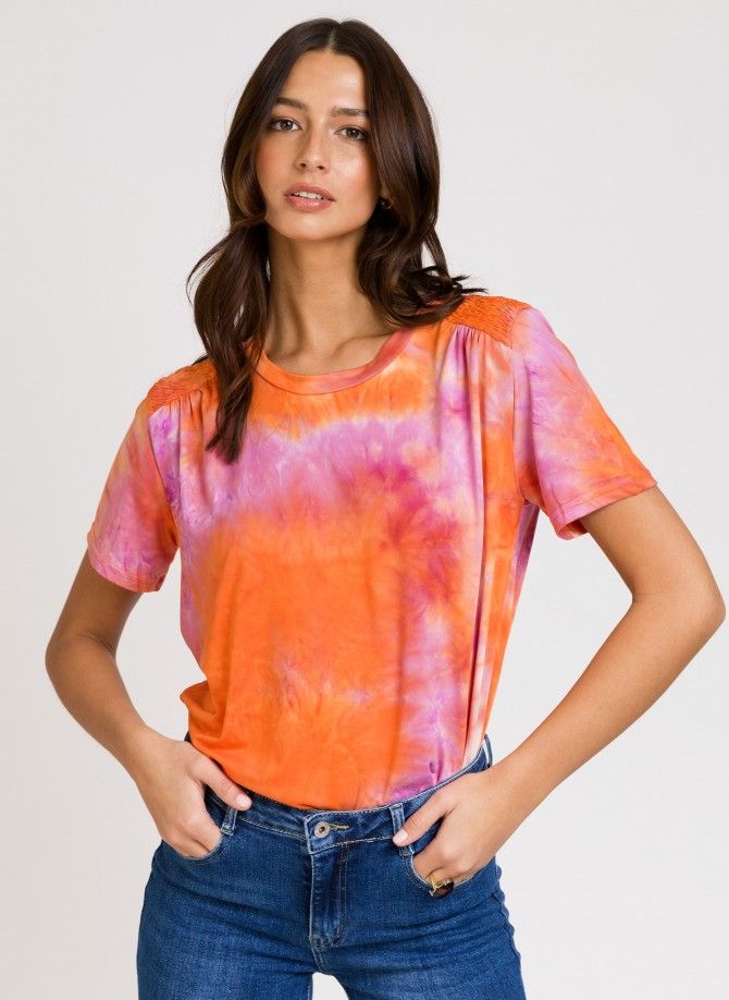 AMOLANE tye and dye t-shirt Ange - 1