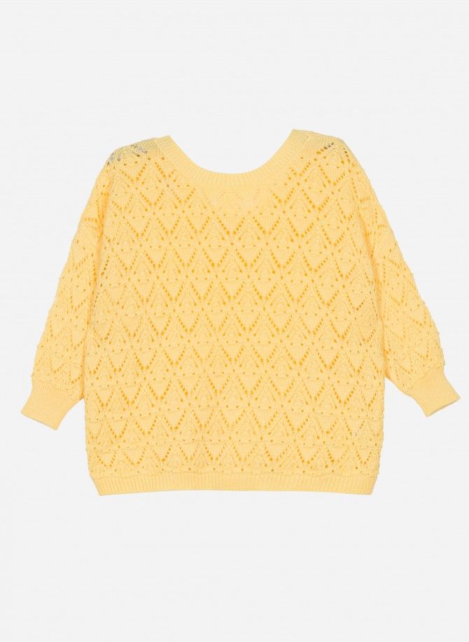 LEROME openwork knit sweater