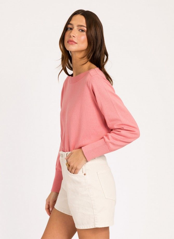 LELOWY short and wide sweater Ange - 10