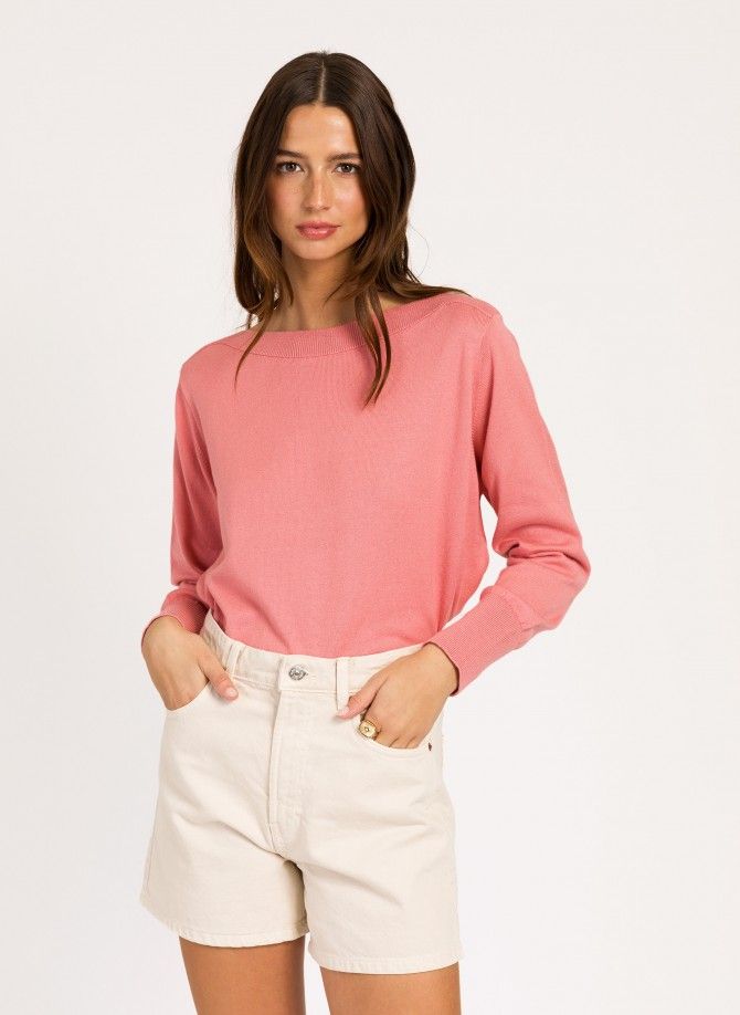 LELOWY short and wide sweater