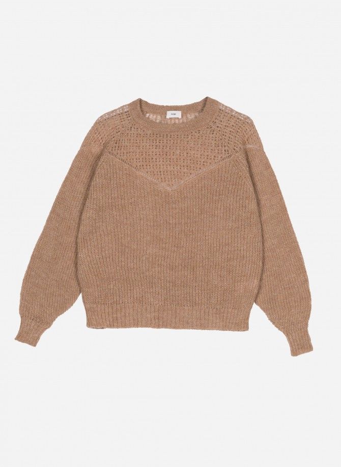 LEBONA openwork knit sweater Ange - 25