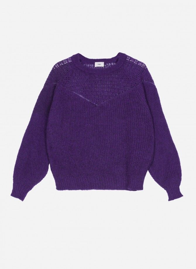 LEBONA openwork knit sweater Ange - 17