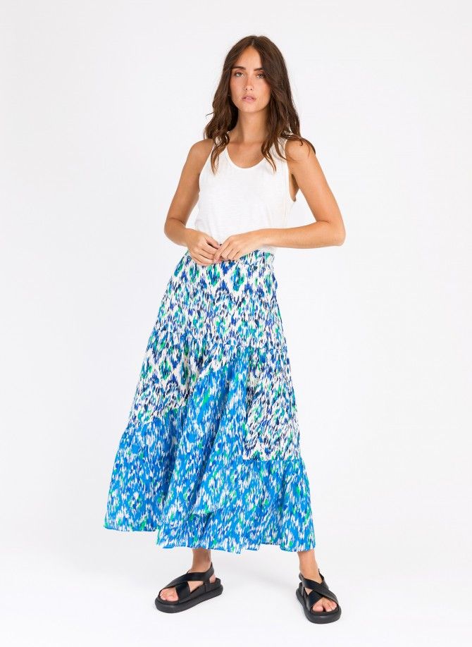 Printed maxi skirt ROSABEL