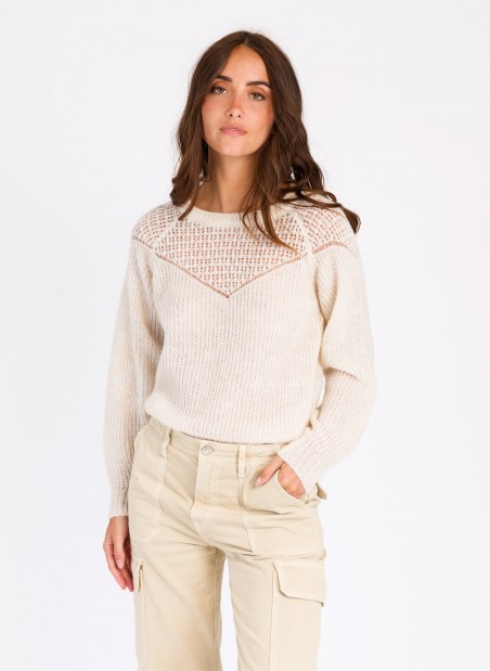 LEBONA openwork knit sweater Ange - 2