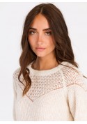 LEBONA openwork knit sweater Ange - 1