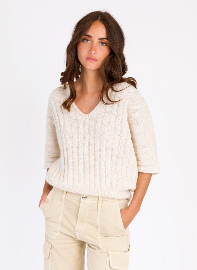 Pull ample en maille LEWESTY Ange - 2