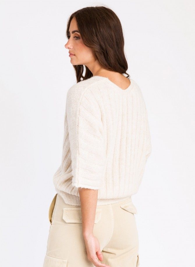 Pull ample en maille LEWESTY Ange - 5