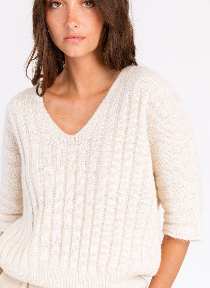 Pull ample en maille LEWESTY Ange - 3