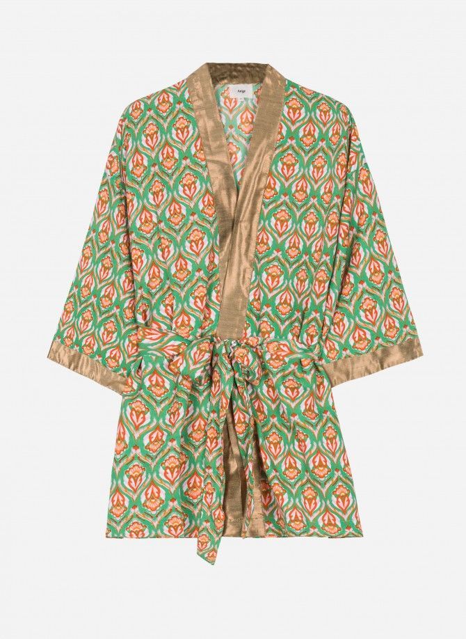 SAHARA printed kimono