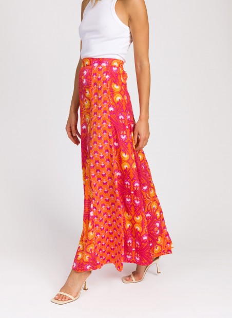 ROCKY maxi skirt with panels Ange - 5