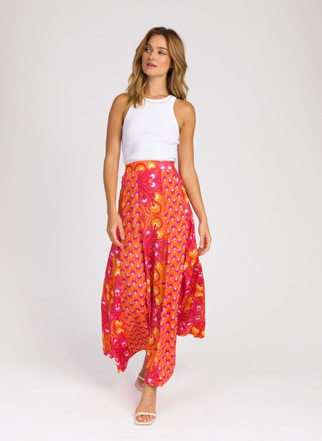 ROCKY maxi skirt with panels Ange - 2