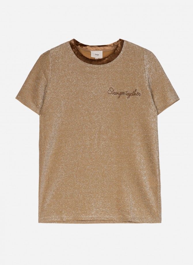 T-shirt paillettes ADAMO Ange - 7