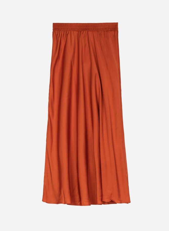 Jupe midi en satin JACOTTY Ange - 17