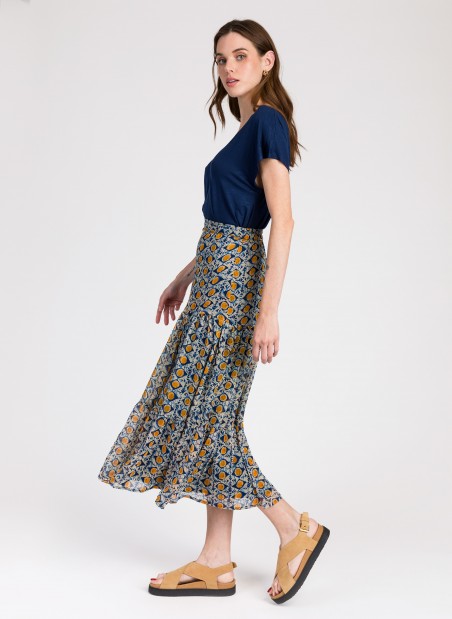 Long skirt with ruffles RENATTA Ange - 14