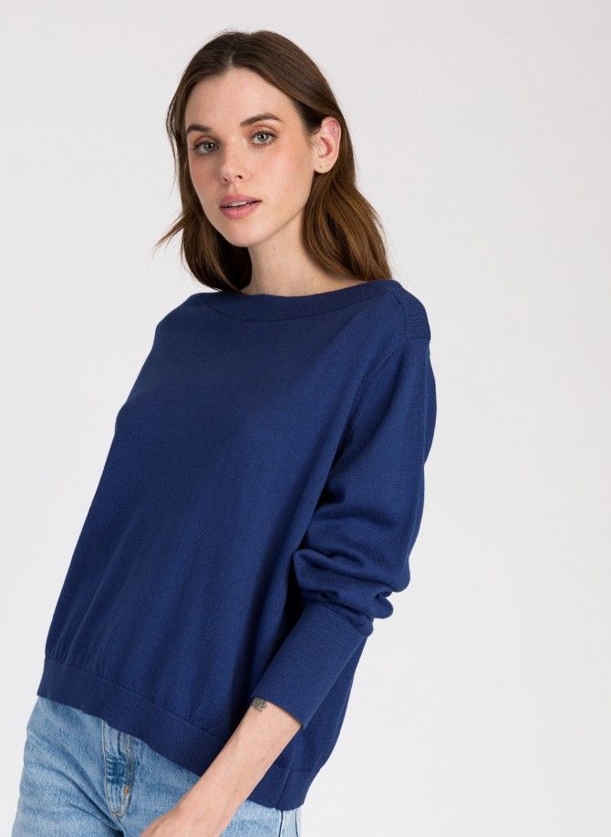 LELOWY short and wide sweater