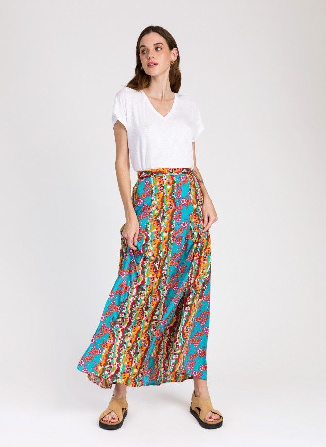 ROCKY maxi skirt with panels Ange - 12