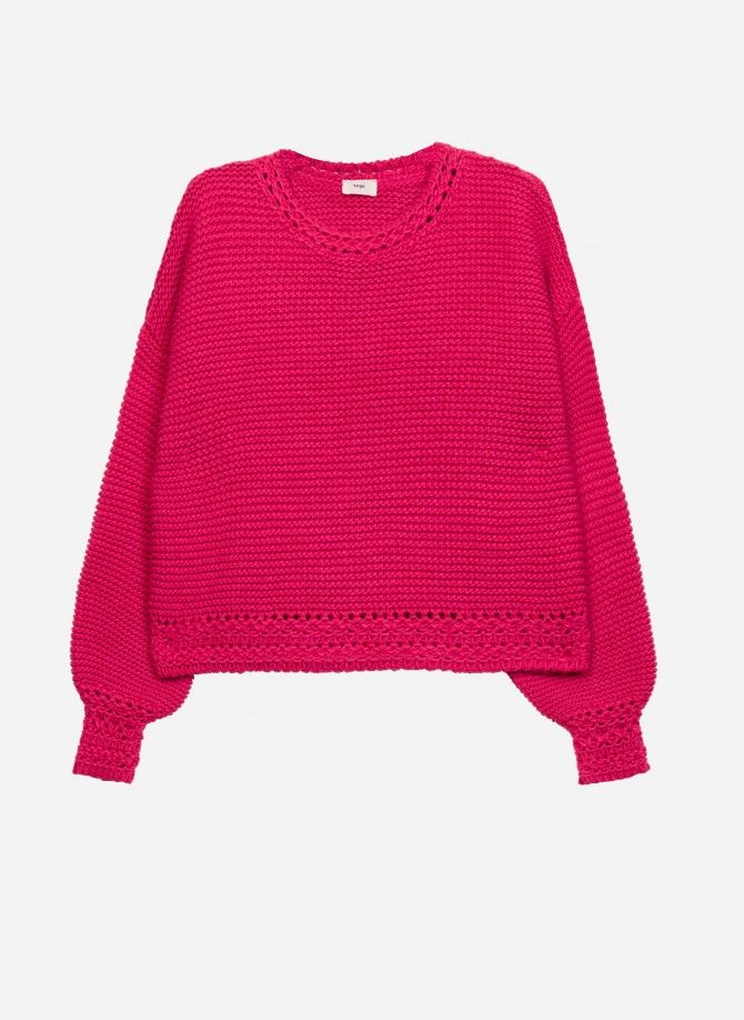Oversized knitted sweater LOU Ange - 28