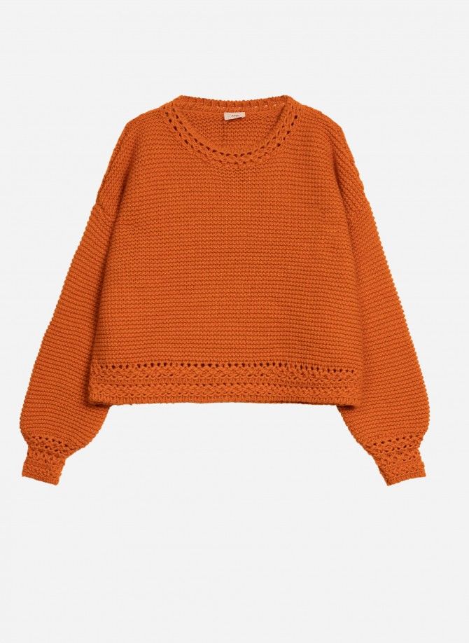 Oversized knitted sweater LOU Ange - 32
