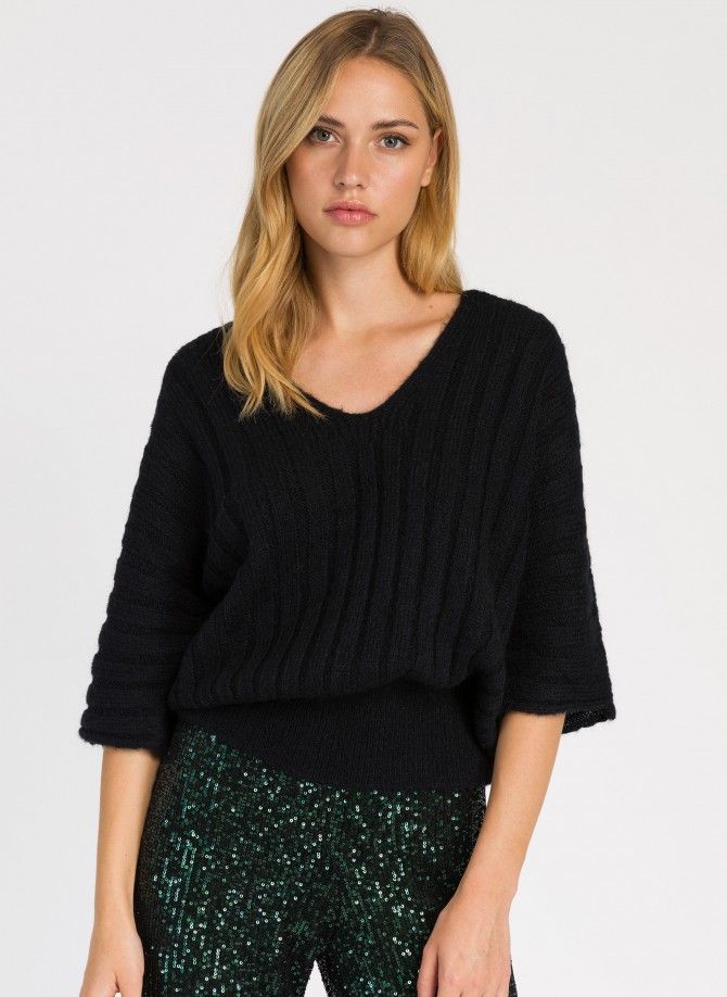 Pull ample en maille LEWESTY Ange - 7