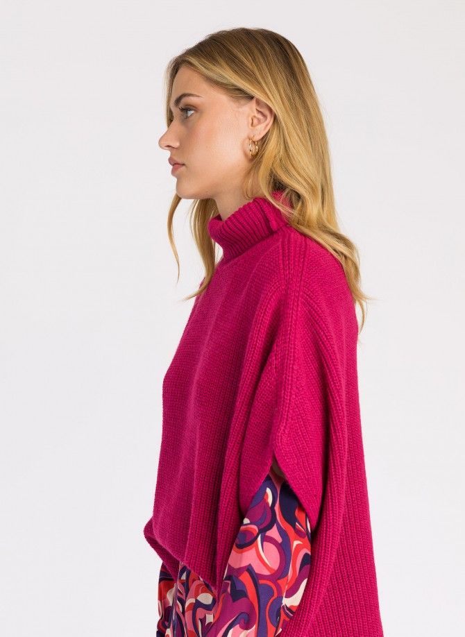 LEPONY  poncho sweater Ange - 4