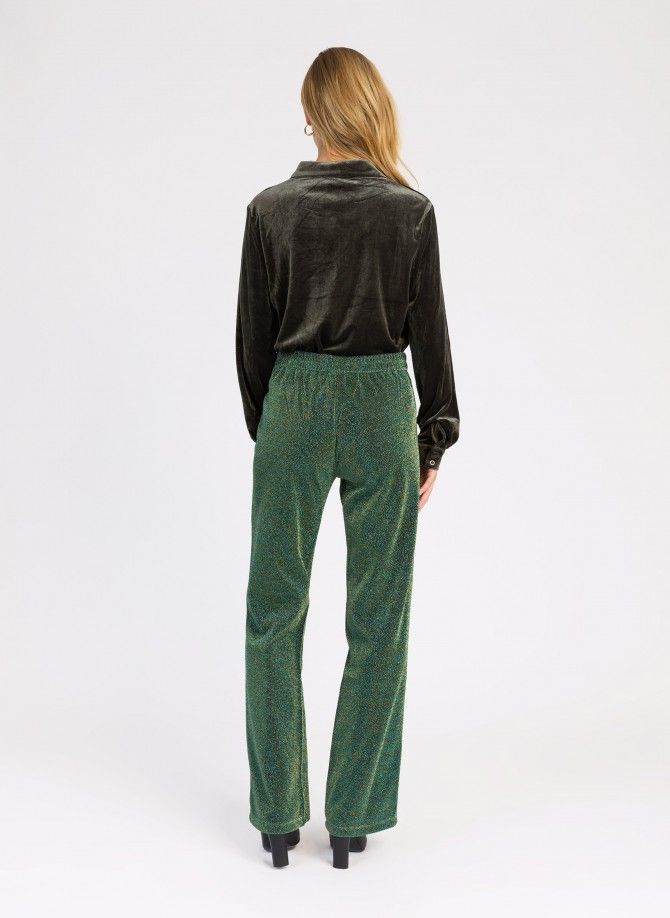 Straight sequinned pants PAULLY Ange - 11