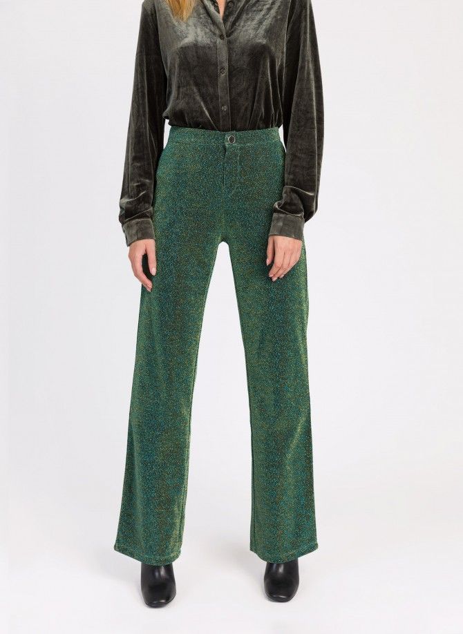 Straight sequinned pants PAULLY Ange - 8