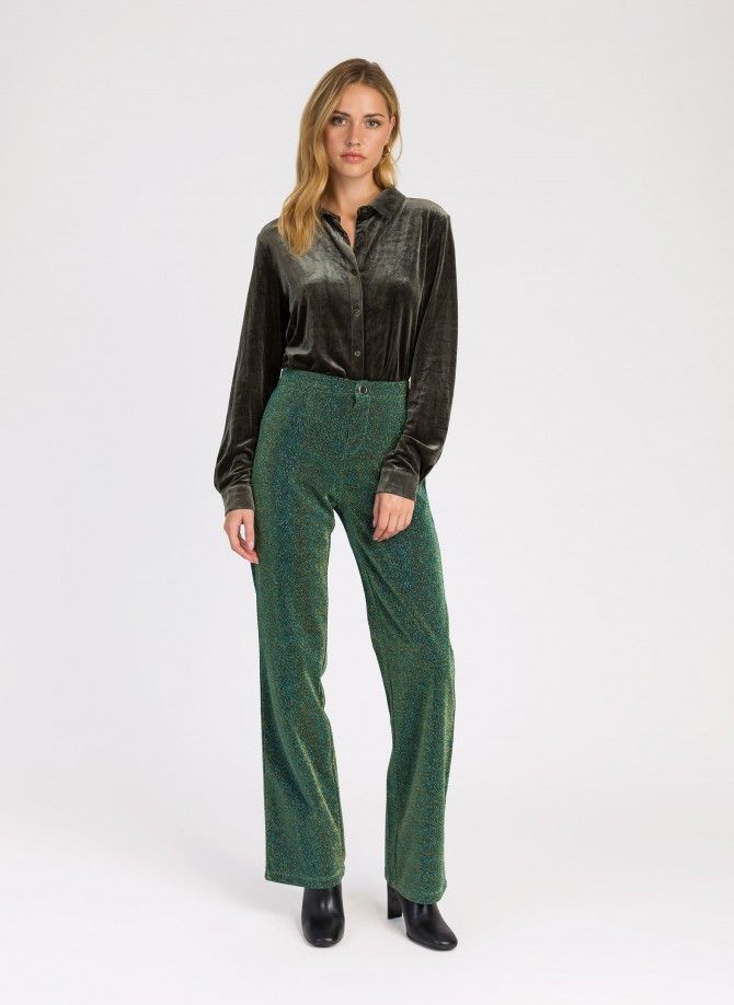 Straight sequinned pants PAULLY Ange - 9