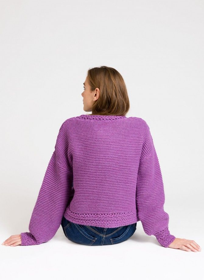 Oversized knitted sweater LOU Ange - 13
