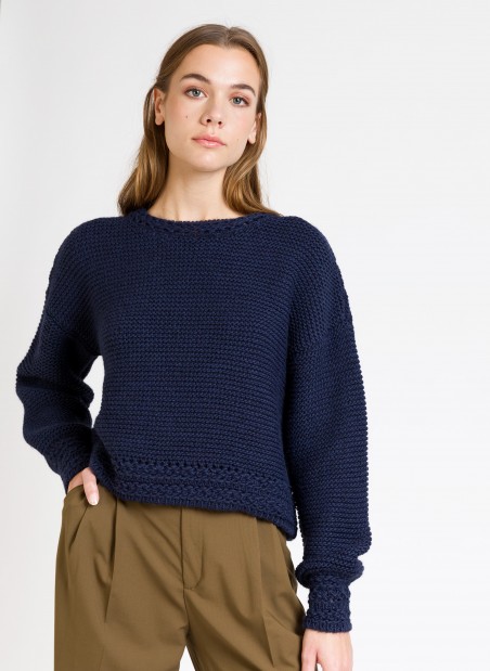 Oversized knitted sweater LOU Ange - 16