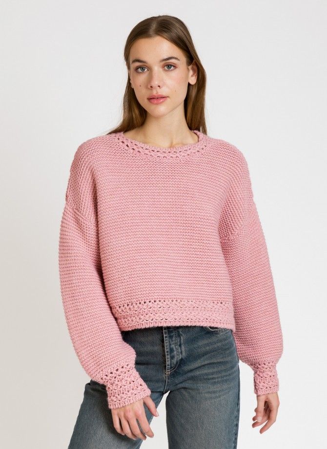 Oversized knitted sweater LOU Ange - 23