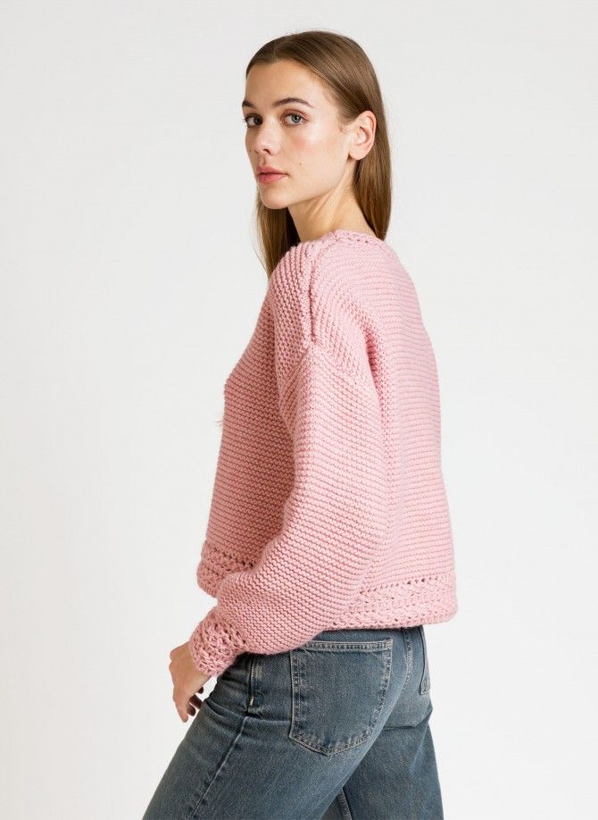 Oversized knitted sweater LOU Ange - 24