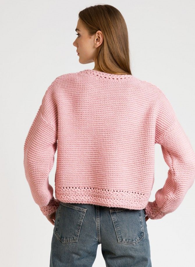 Oversized knitted sweater LOU Ange - 25