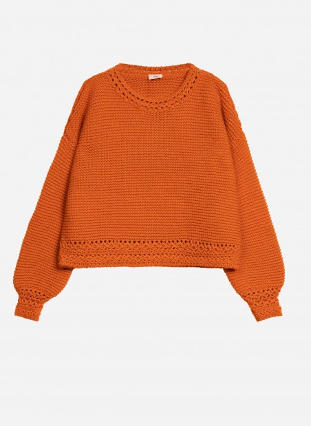 Oversized knitted sweater LOU Ange - 34
