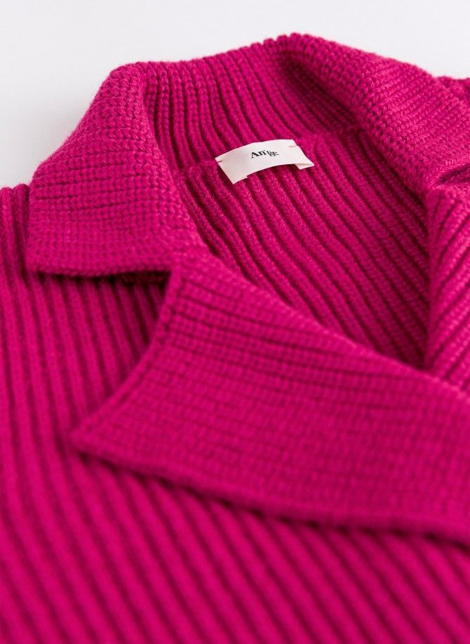 Plain knit suit jacket LECROISA Ange - 11