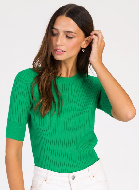 Short sleeve sweater LESPICY Ange - 16